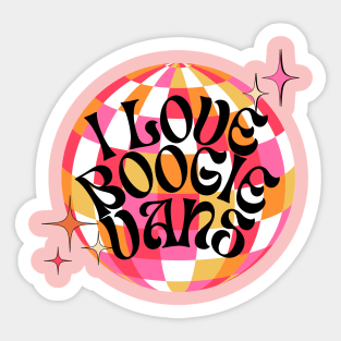 Disco Boogie (Pink) Sticker